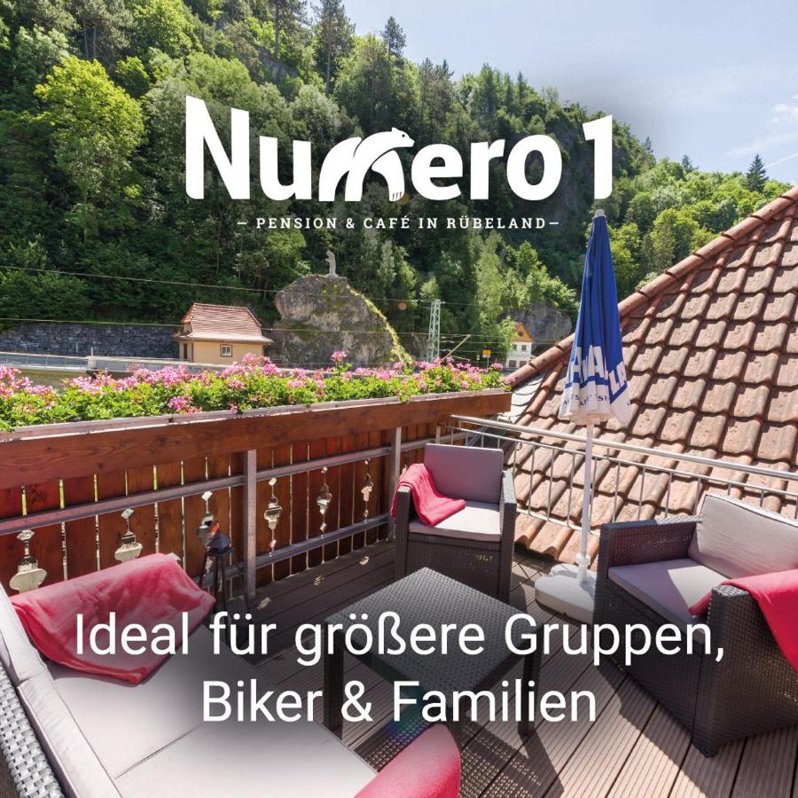 Numero1-Pension Und Cafe Rubeland Esterno foto